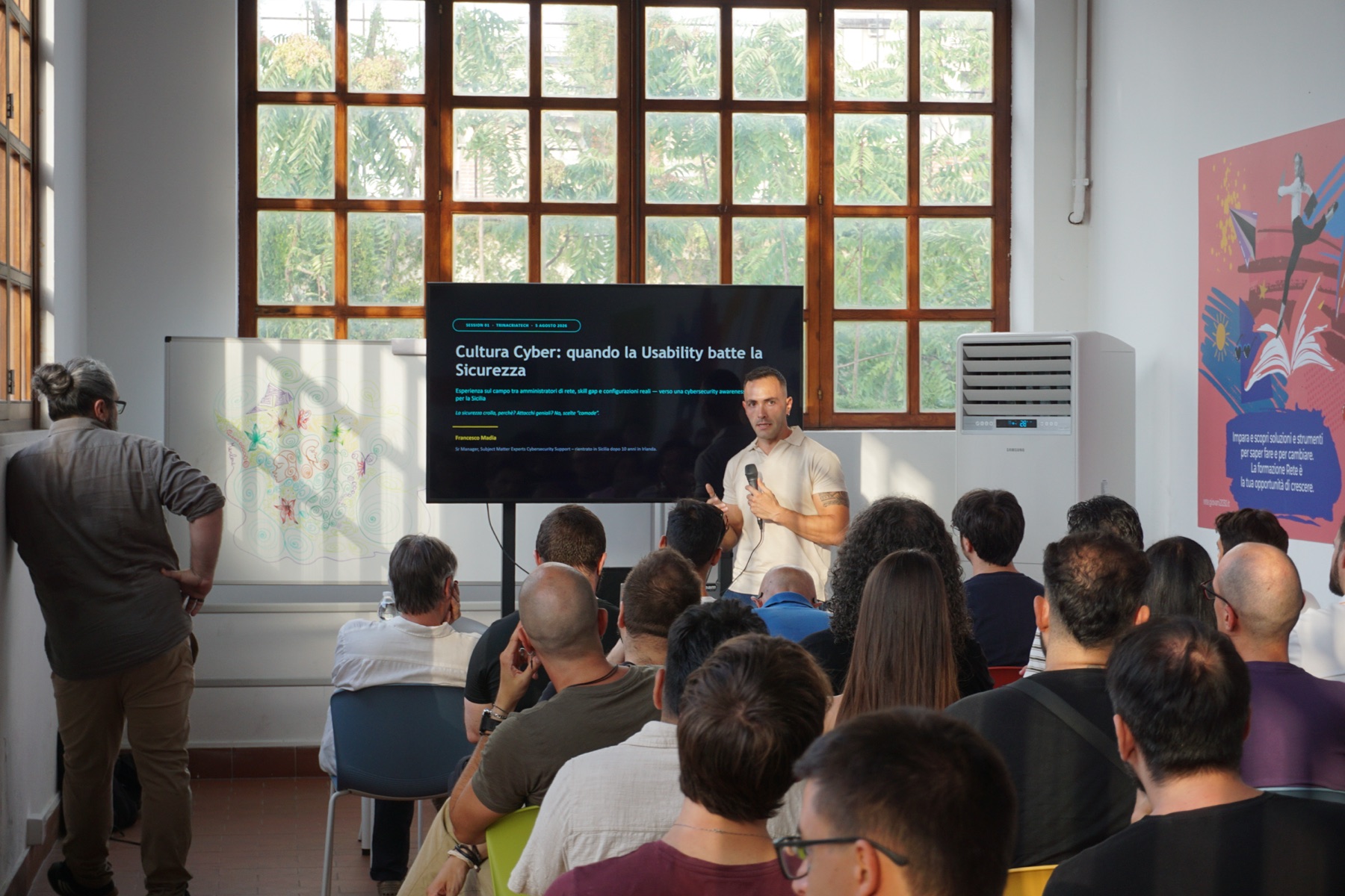 La sessione su cultura cyber e usability, Meetup #1